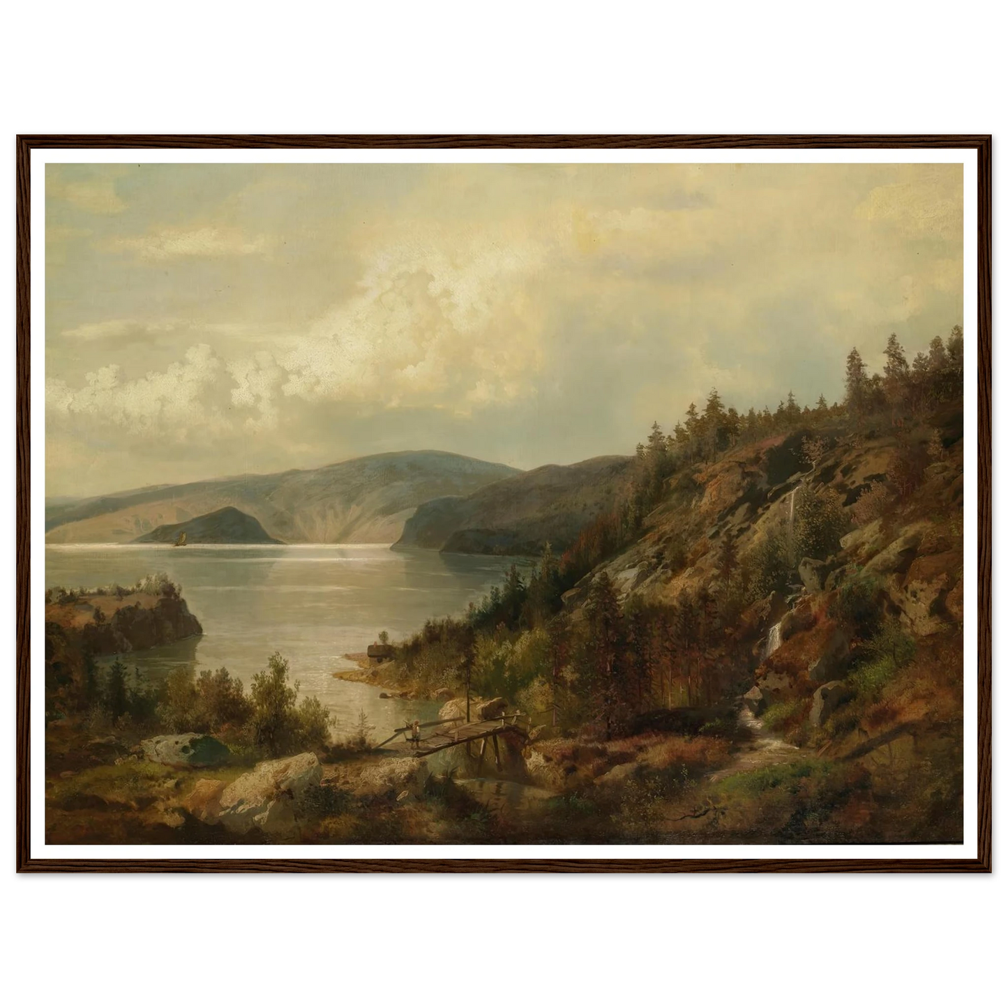 The Old Bridge Art Print | Hermann Ottomar Herzog-Quipham Collections