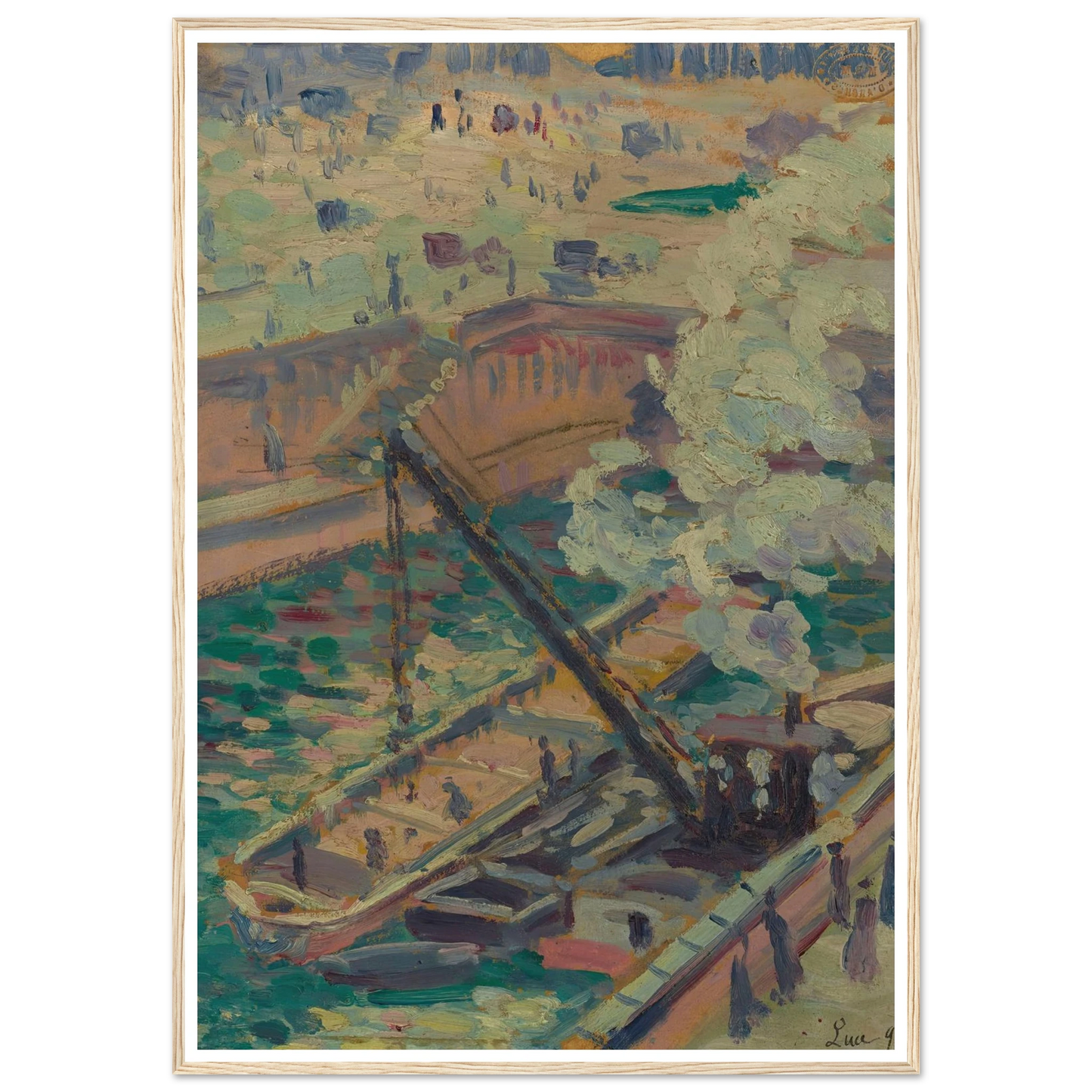 Pochade pour Notre-Dame (1899) Art Print | Maximilien Luce-Quipham Collections