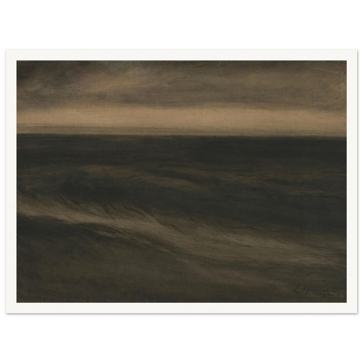 Zwarte marine (1900) Art Print | Leon Spilliaert-Quipham Collections