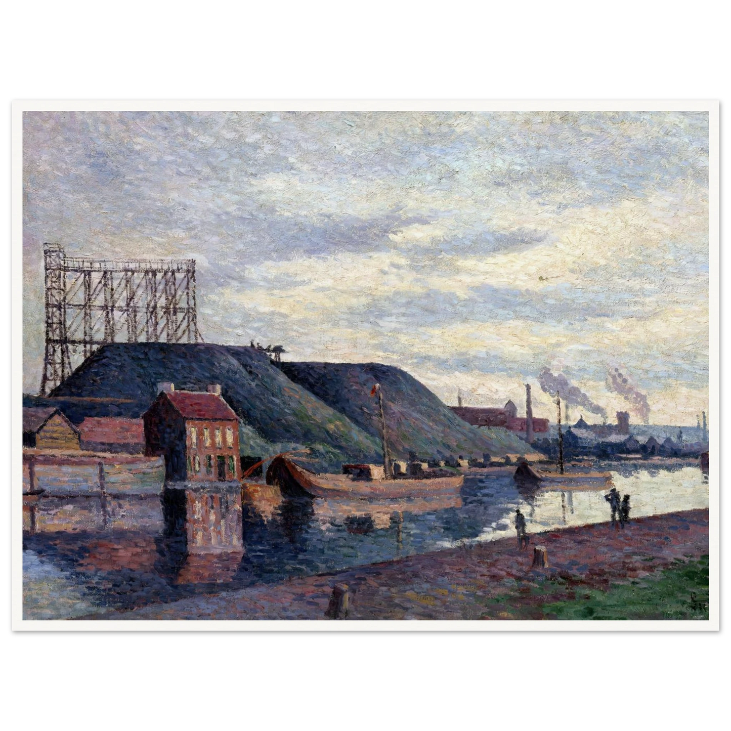Les terrils de Sacré Madame (1897) Art Print | Maximilien Luce-Quipham Collections