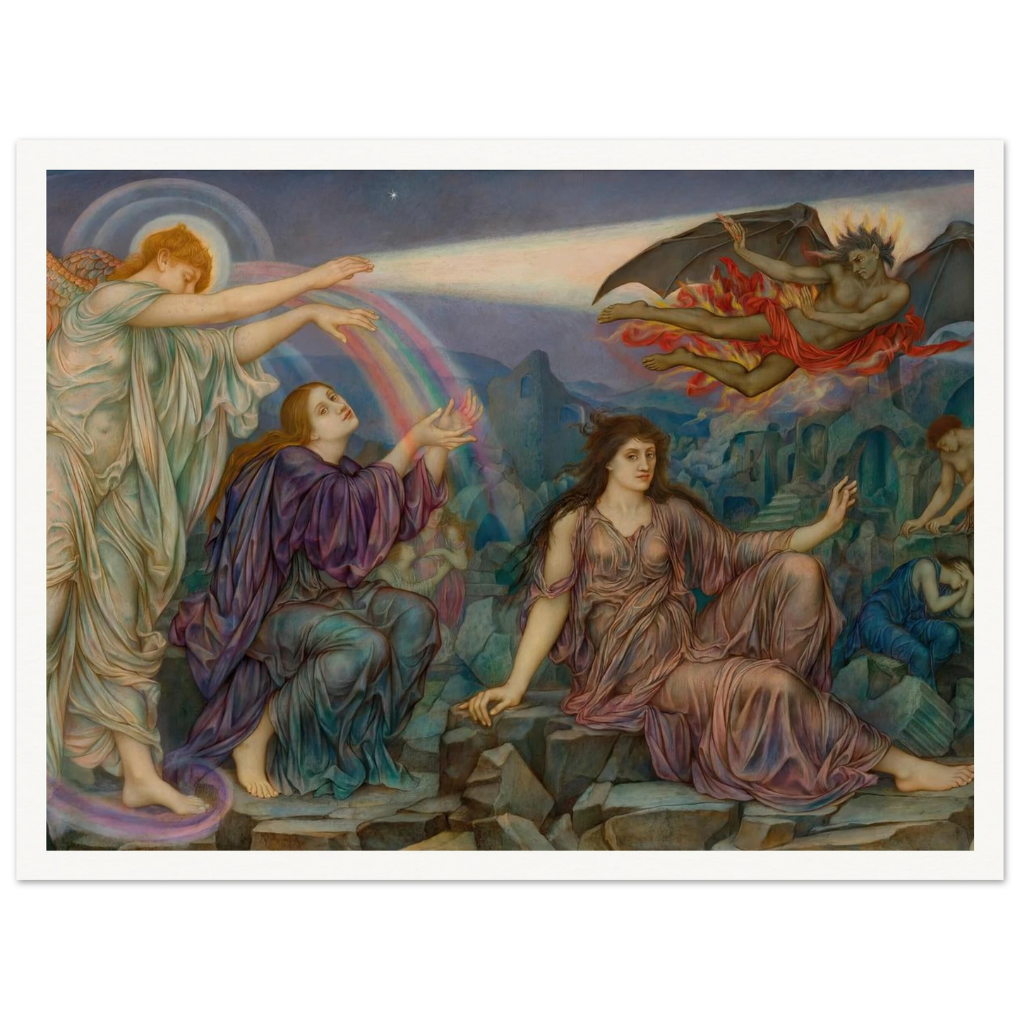 The Search-Light Art Print | Evelyn de Morgan-Quipham Collections