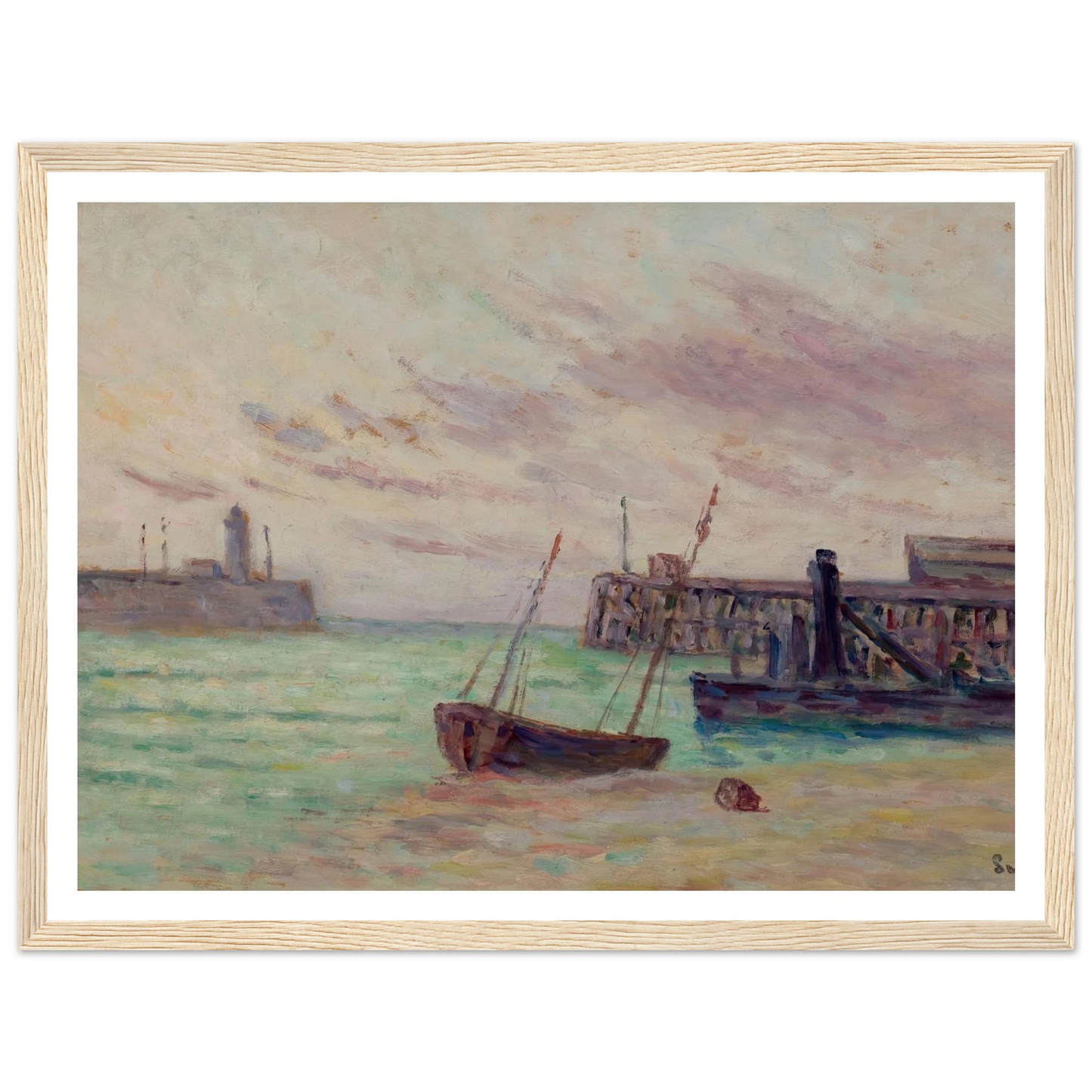 Le Entrée du Port Art Print | Maximilien Luce-Quipham Collections