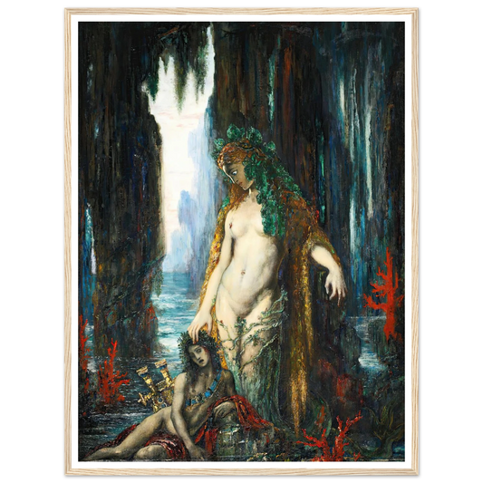Le Poète Et La Sirène, 1893 Art Print | Gustave Moreau-Quipham Collections