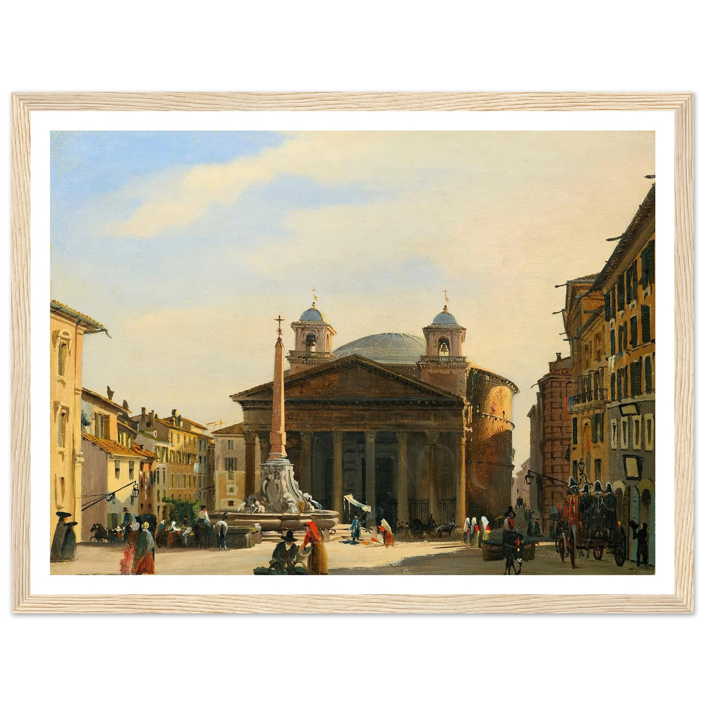 The Pantheon, Rome Art Print | Ippolito Caffi-Quipham Collections