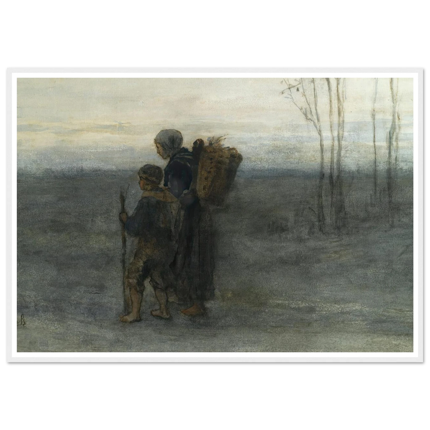 Homeward bound Art Print | Jozef Israels-Quipham Collections