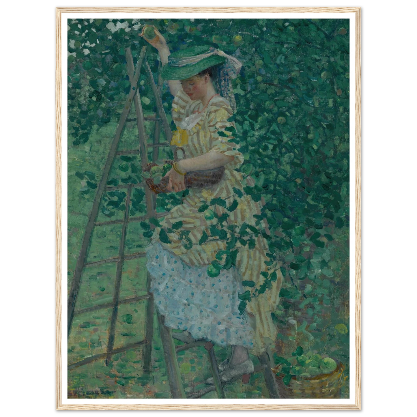 The Apple Tree (1908) Art Print | Frederick Carl Frieseke-Quipham Collections