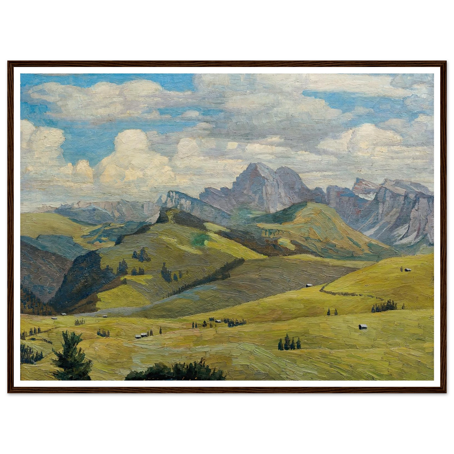 Seiser Alm (Südtirol) (1914) Art Print | Max Kahrer-Quipham Collections