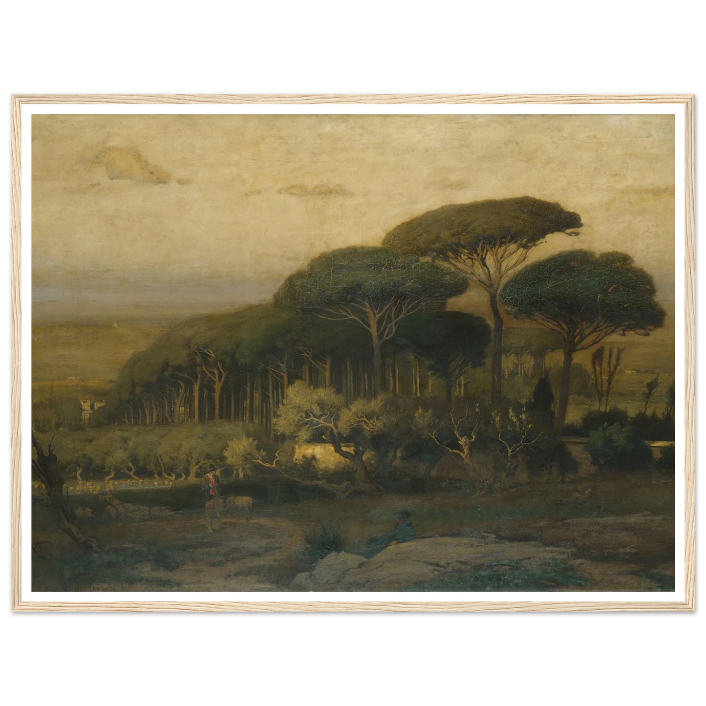 Pine Grove of the Barberini Villa (1876) Art Print | George Inness-Quipham Collections