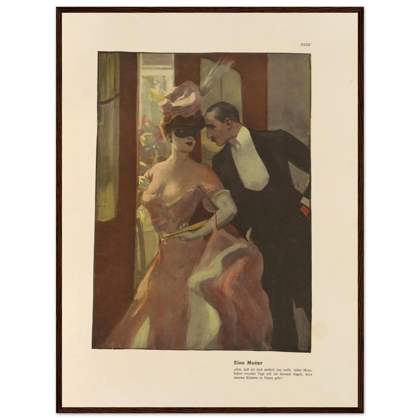 Eine Mutter (1908) Art Print | Ferdinand Freiherr von Reznicek-Quipham Collections