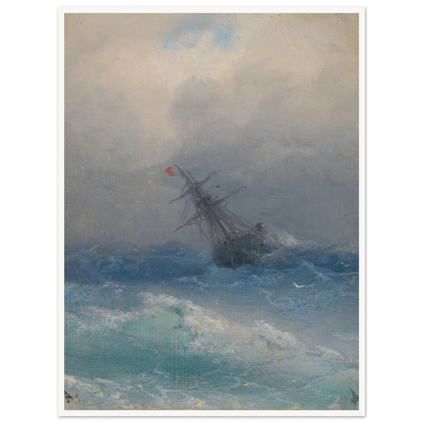 Shipwreck Art Print | Ivan Konstantinovich Aivazovsky-Quipham Collections