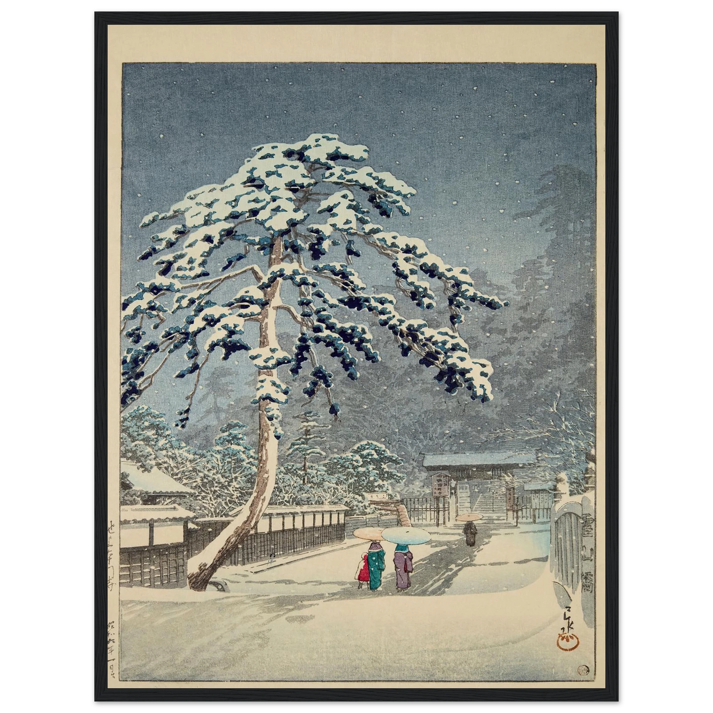 Ikegami Honmonji (Honmon Temple, Ikegami) (1931) Art Print | Kawase Hasui-Quipham Collections