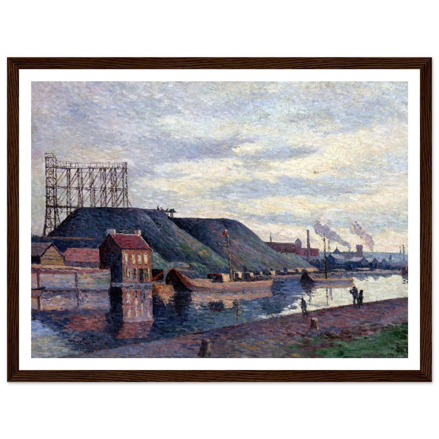Les terrils de Sacré Madame (1897) Art Print | Maximilien Luce-Quipham Collections