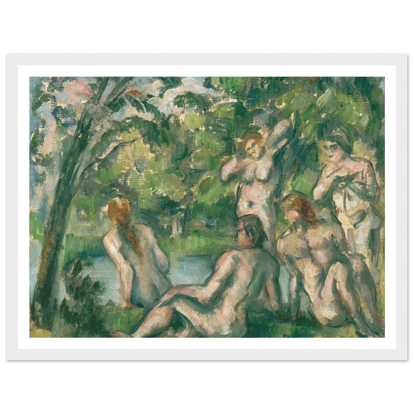 Bathers 2 Art Print | Paul Cezanne-Quipham Collections