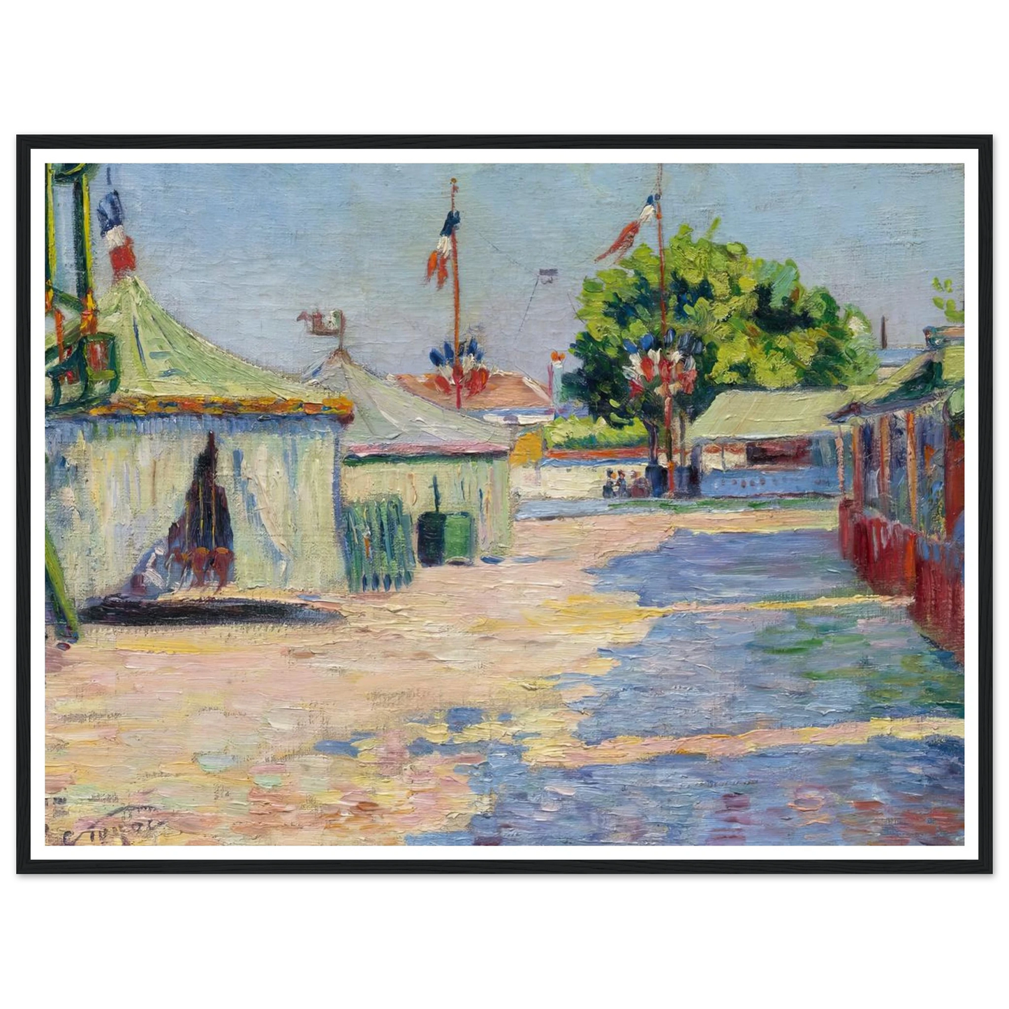 La Fête D’asnières (1884) Art Print | Paul Signac-Quipham Collections