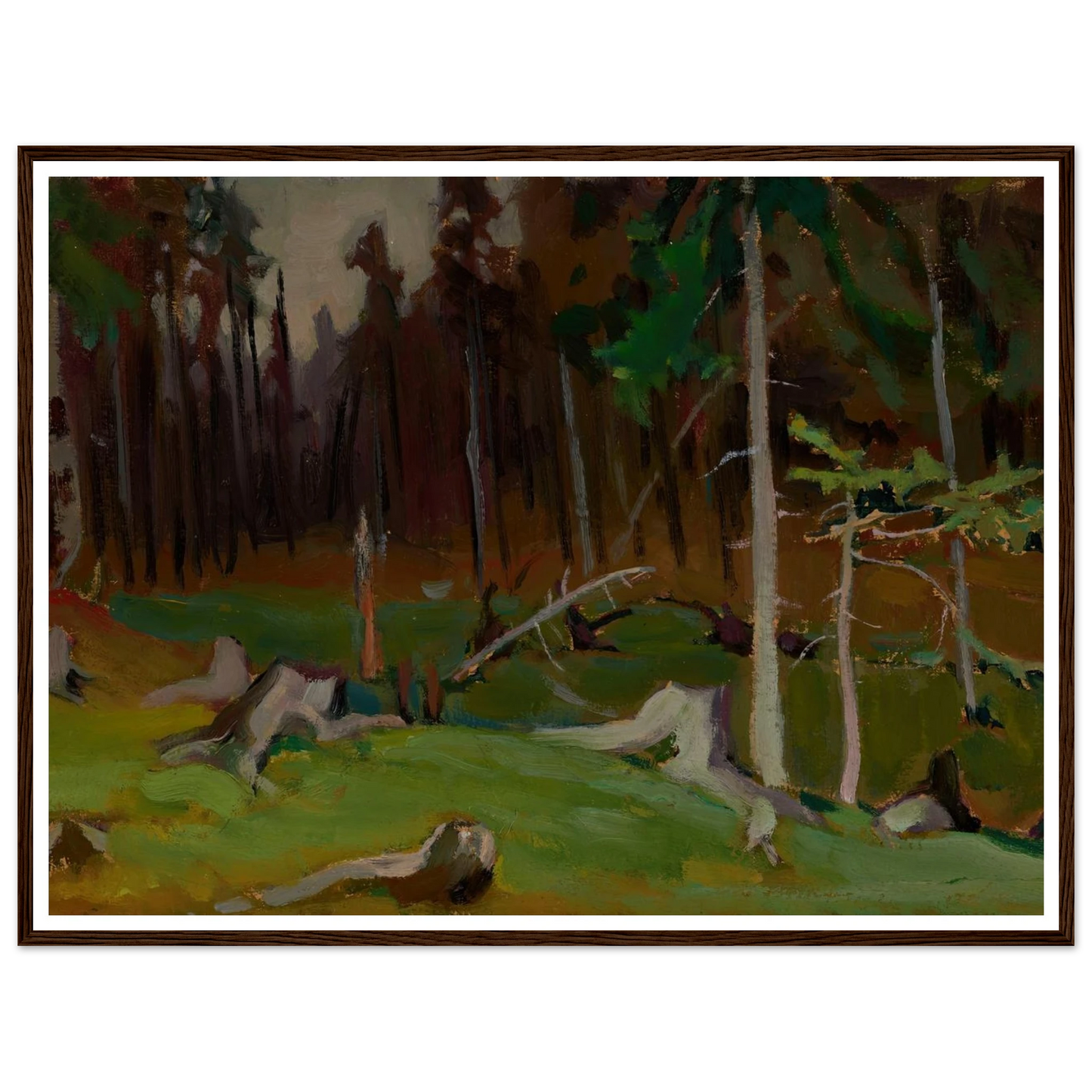 Clearing in a forest Art Print | Jacek Malczewski-Quipham Collections