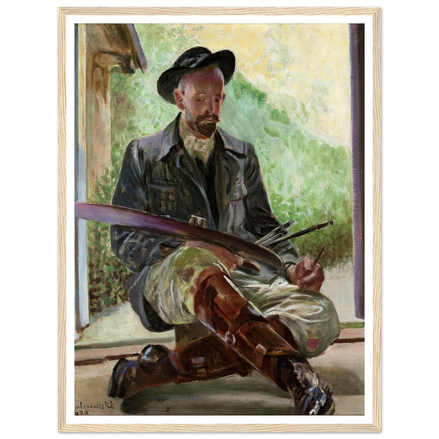 My Models – Triptych (Central Part) (1909) Art Print | Jacek Malczewski-Quipham Collections