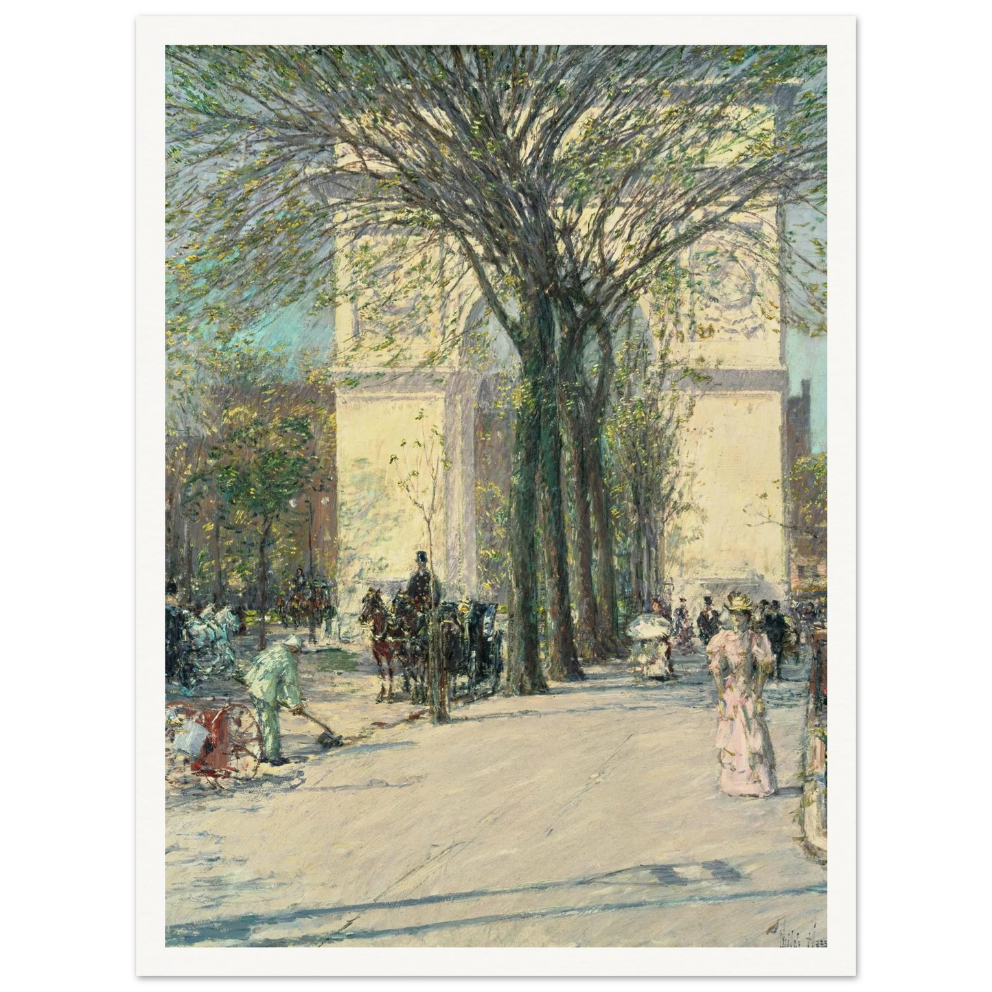 Washington Arch, Spring Art Print | Childe Hassam-Quipham Collections