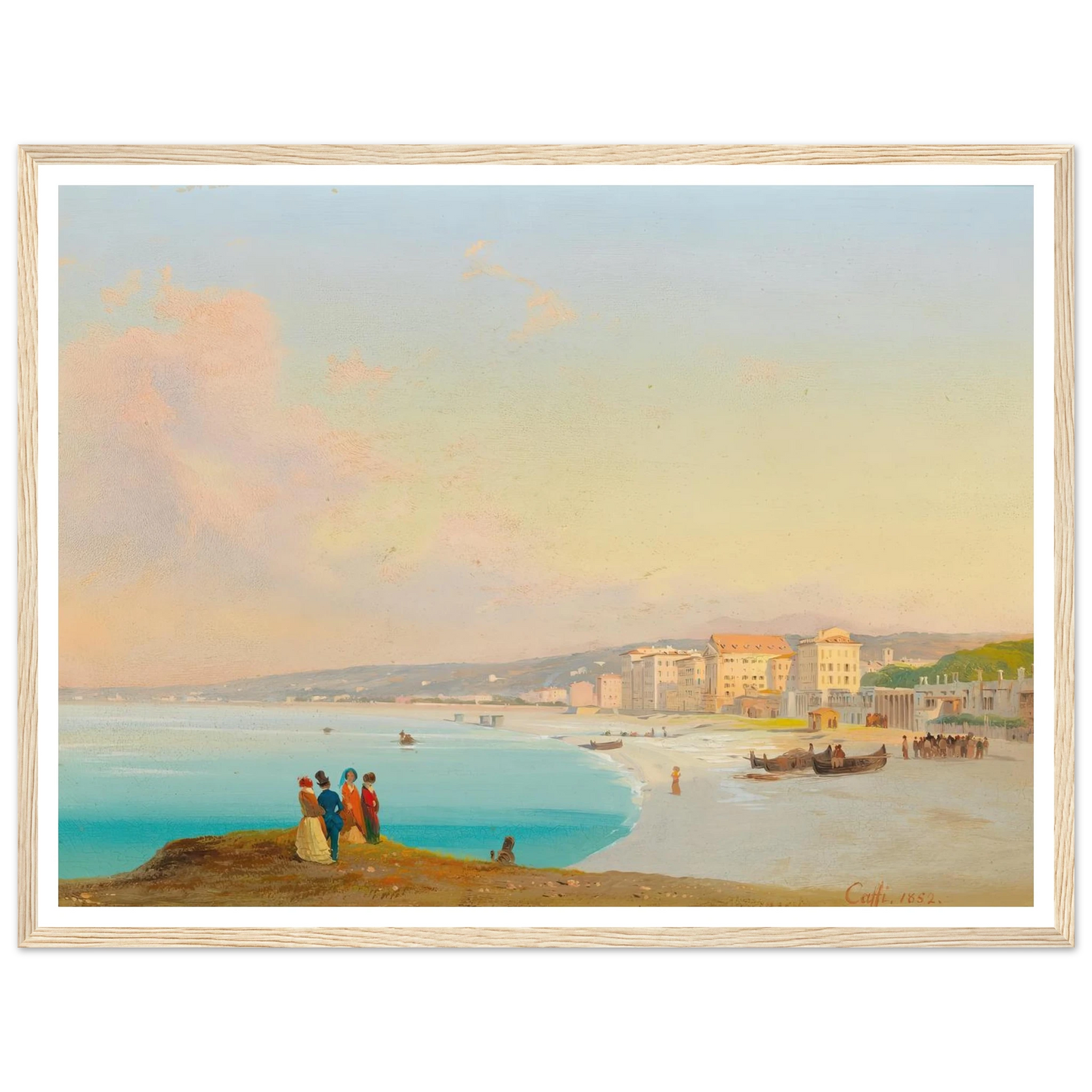 Nice (1852) Art Print | Ippolito Caffi-Quipham Collections