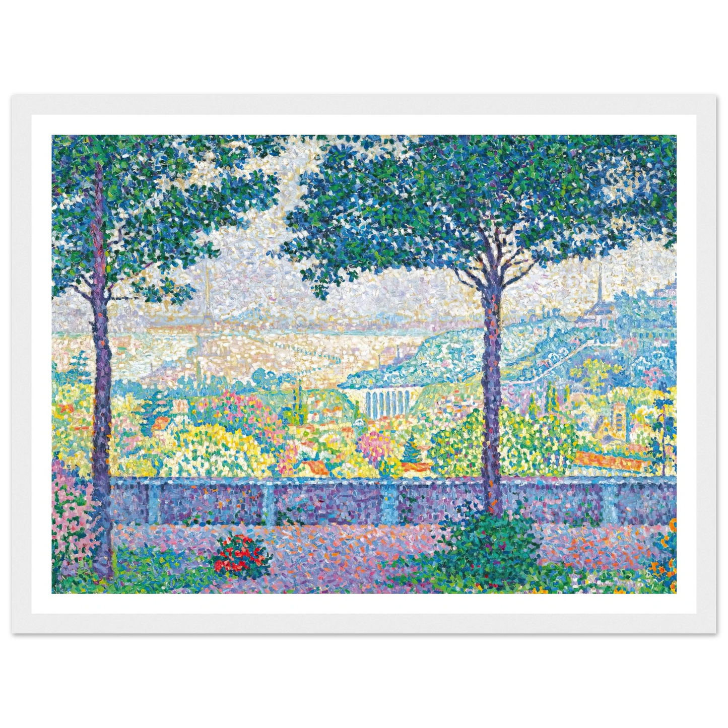 Terrasse De Meudon (1899) Art Print | Paul Signac-Quipham Collections