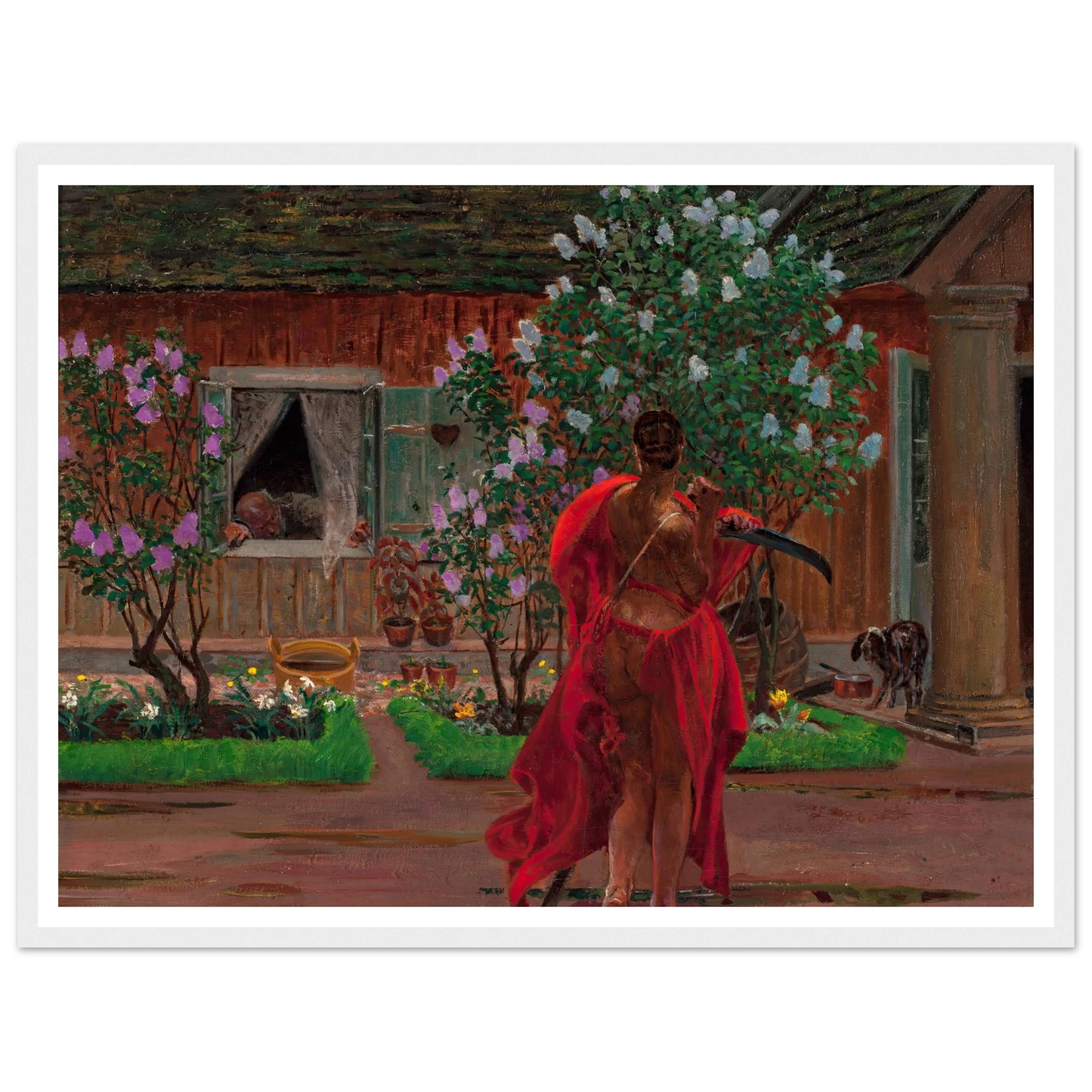 Thanatos (1898-99) Art Print | Jacek Malczewski-Quipham Collections