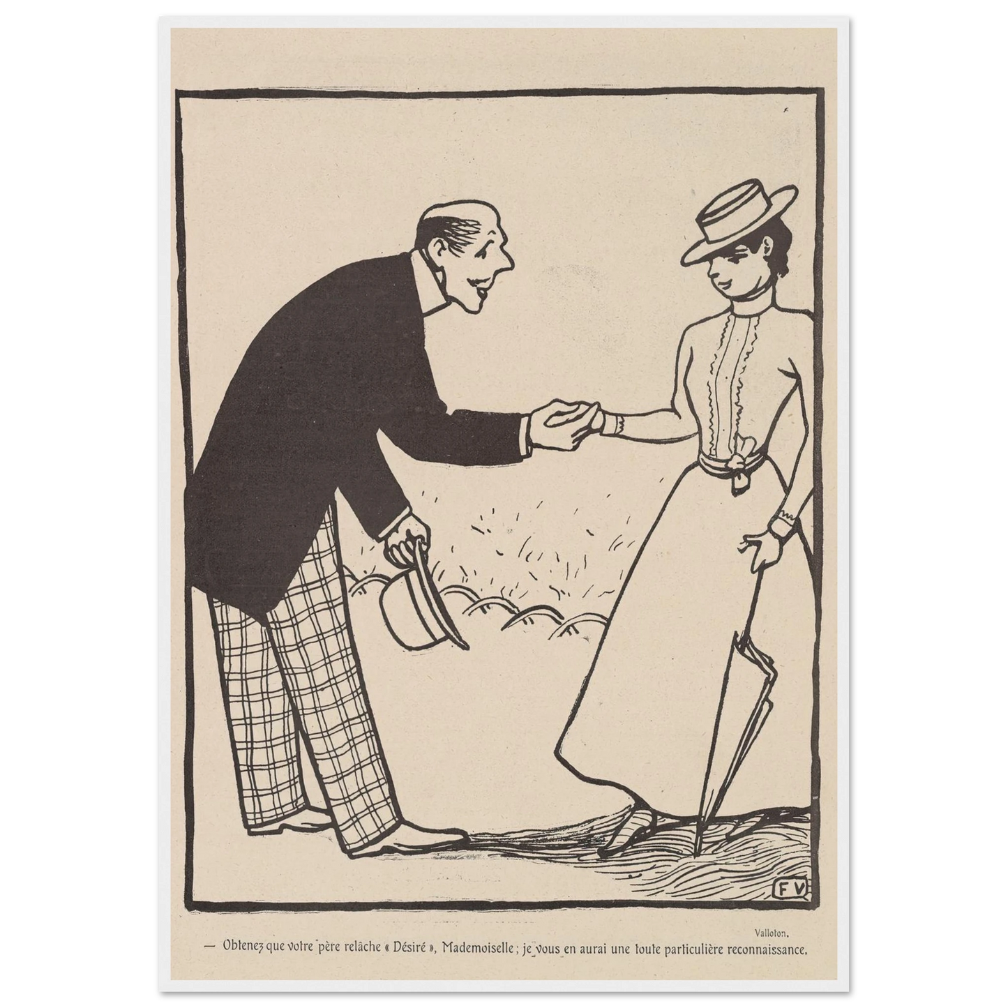1er août 1903 Art Print | Felix Vallotton-Quipham Collections