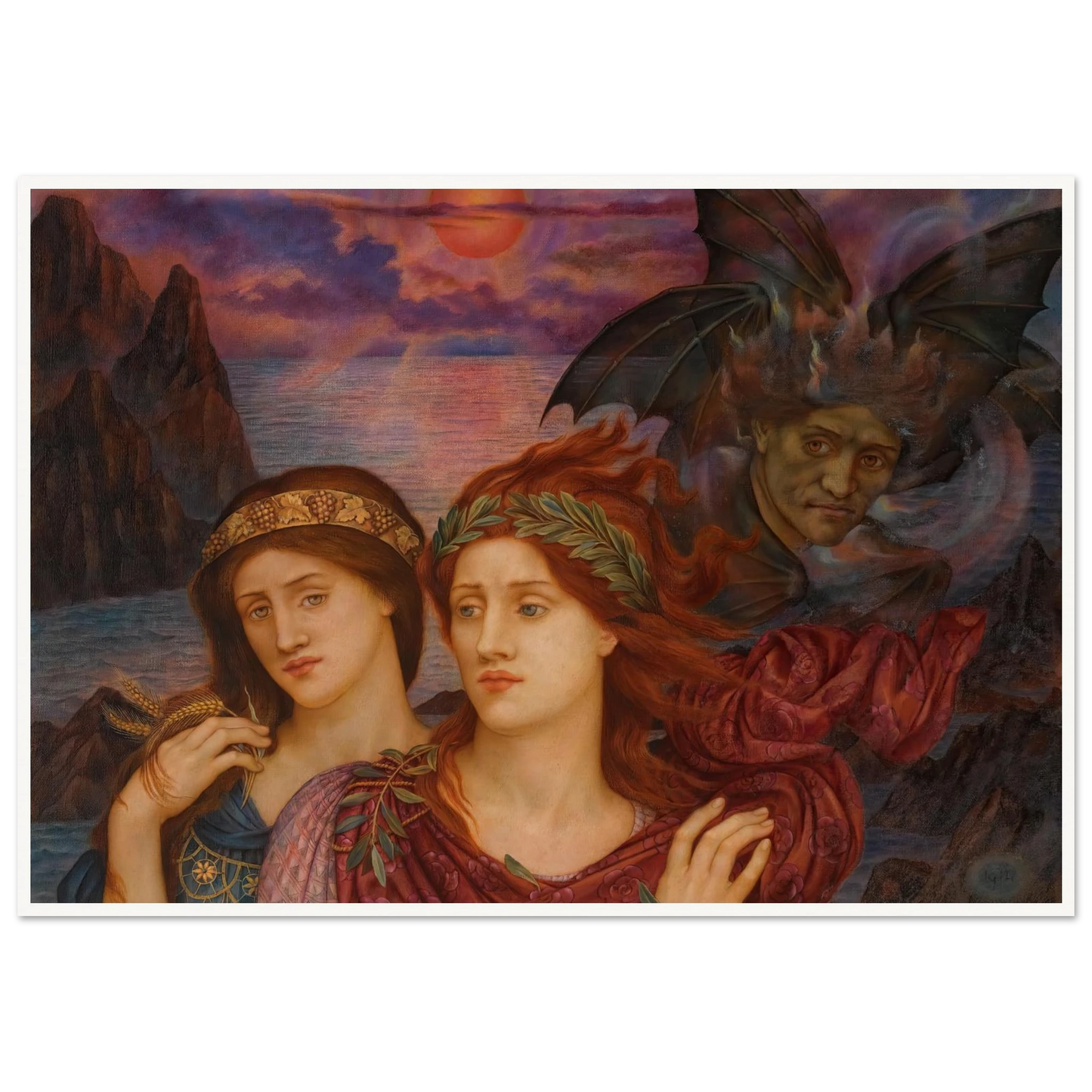 The Vision (1914) Art Print | Evelyn de Morgan-Quipham Collections