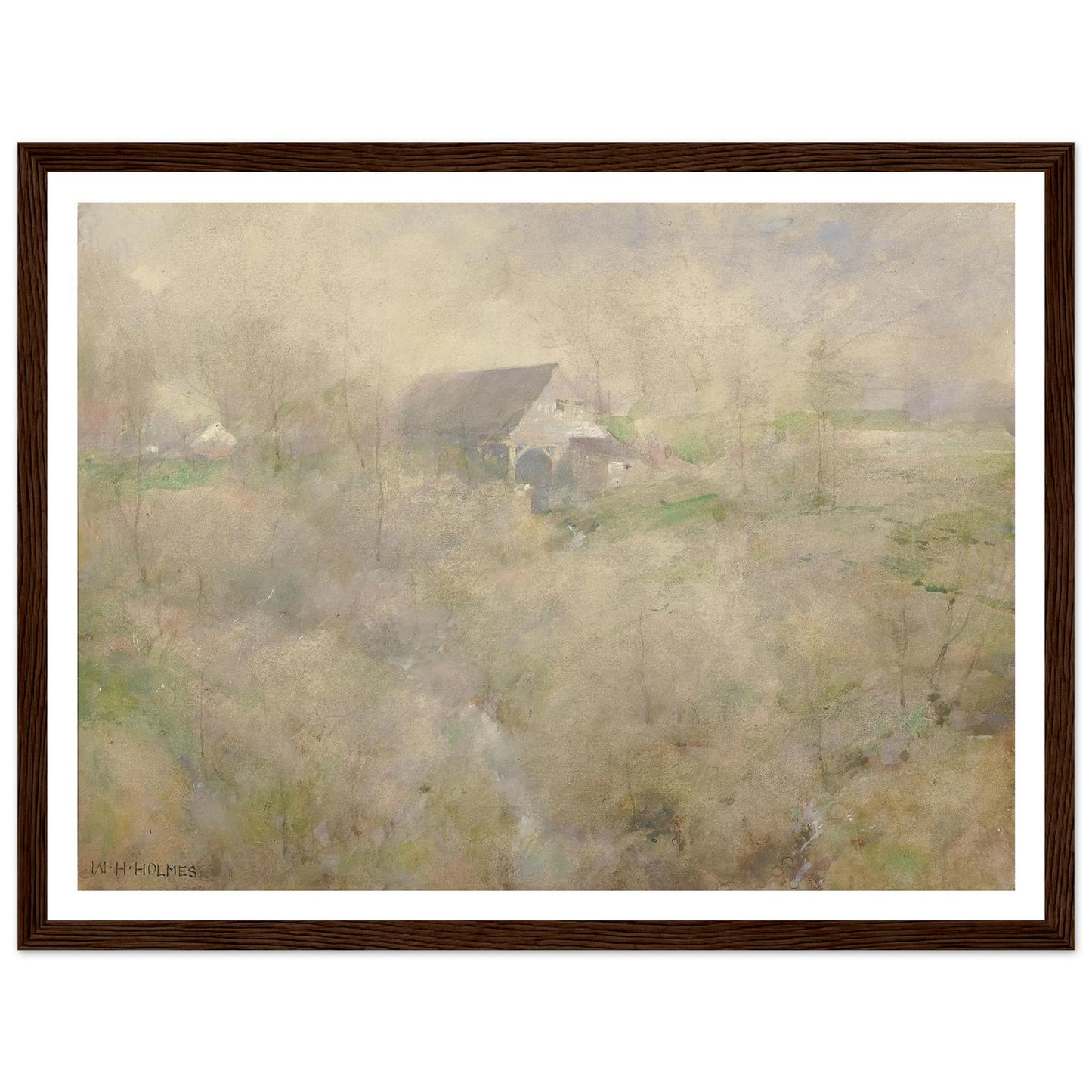 My Old Mill, Holmescroft, Near Rockville Art Print | William Henry Holmes-Quipham Collections