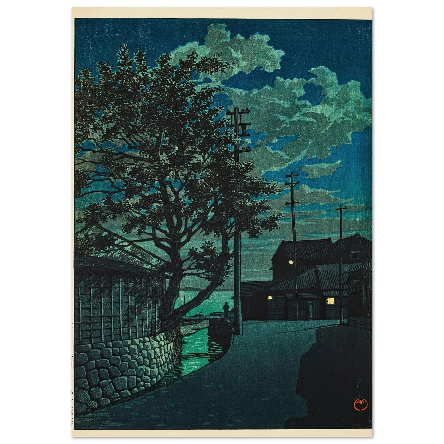 Kamezaki Bishu (1928) Art Print | Kawase Hasui-Quipham Collections