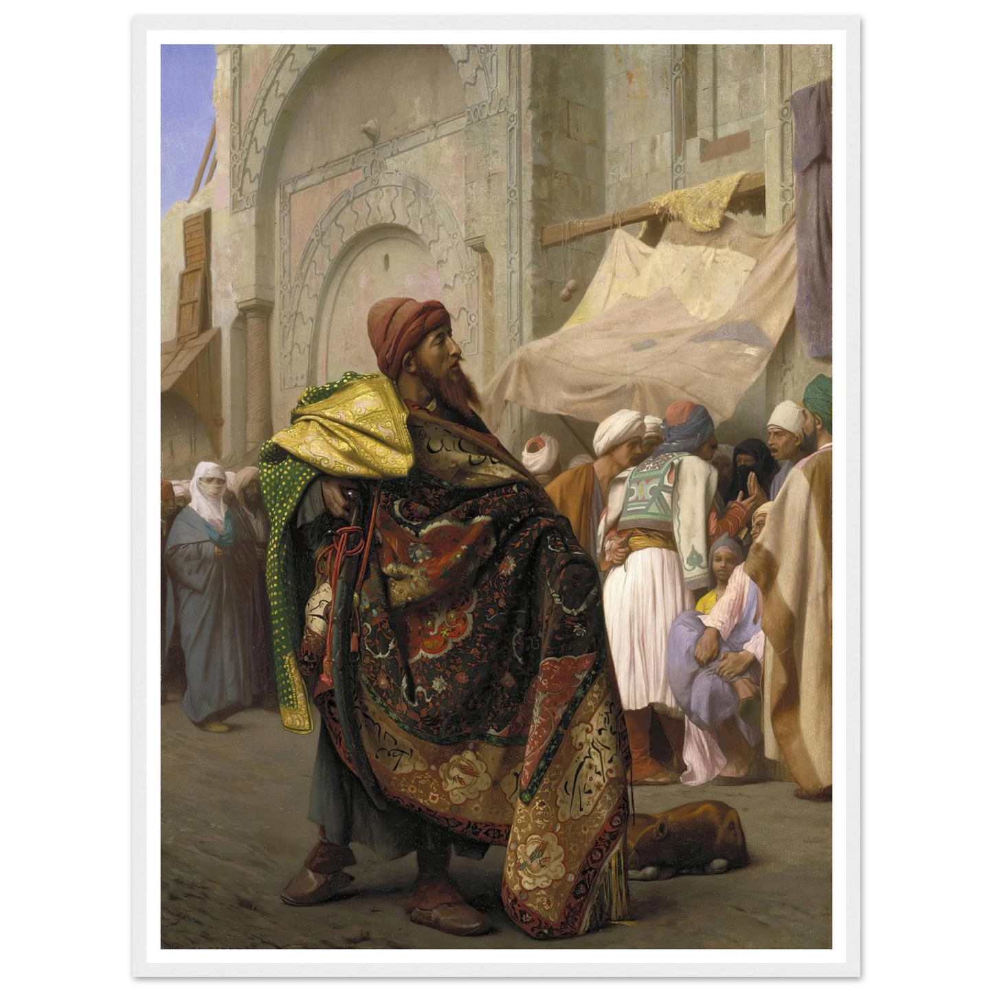 The Carpet Merchant Of Cairo (1869) Art Print | Jean Leon Gerome-Quipham Collections