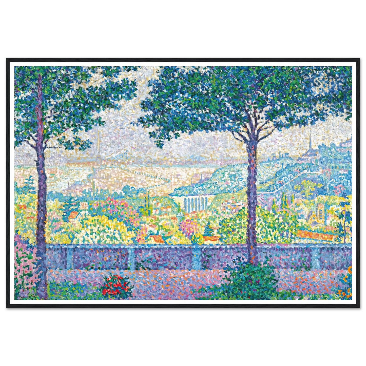 Terrasse De Meudon (1899) Art Print | Paul Signac-Quipham Collections