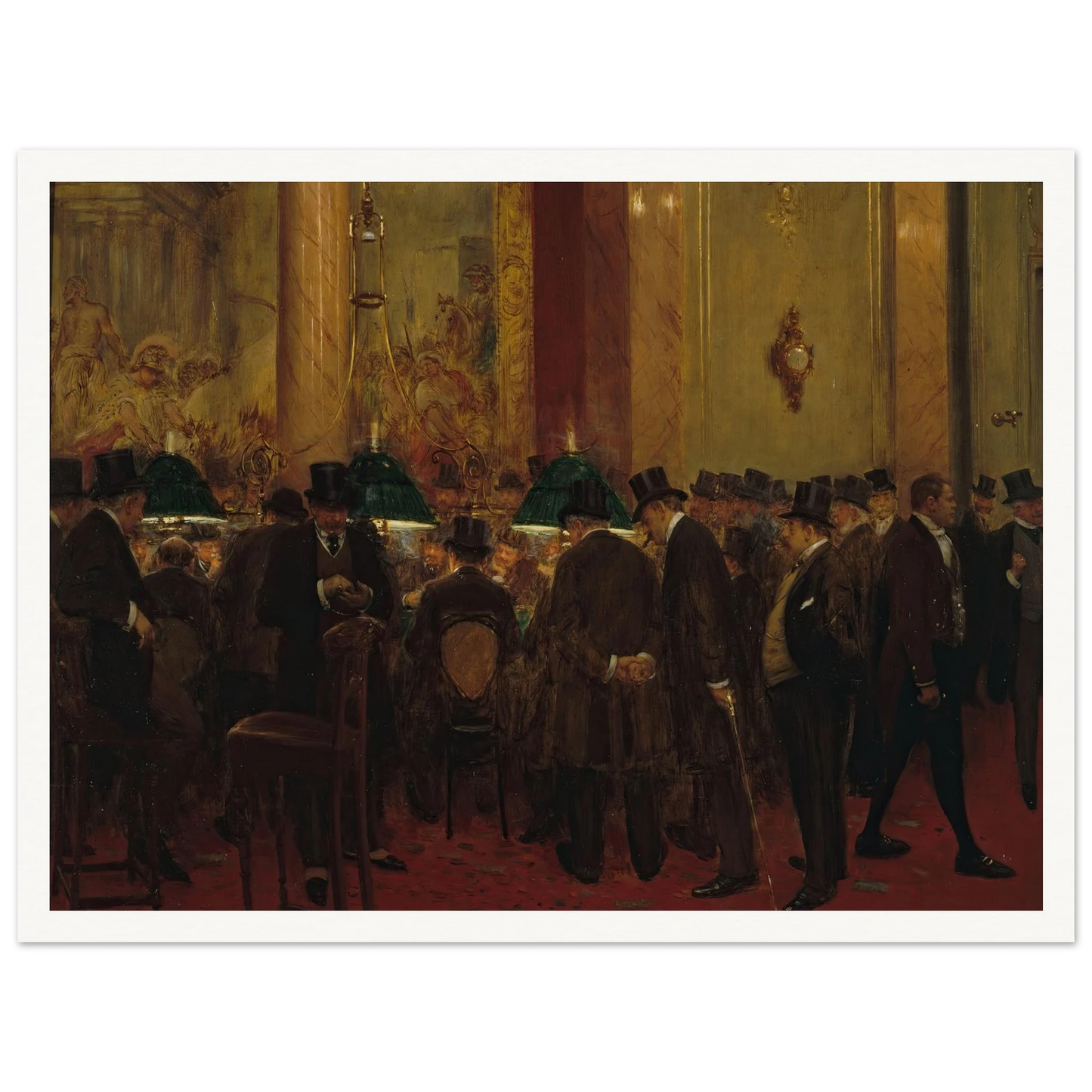 Au cercle (1908) Art Print | Jean Beraud-Quipham Collections