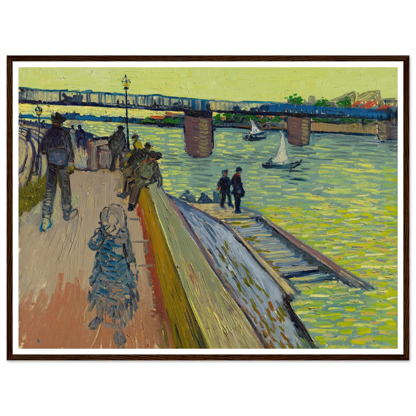 Le pont de Trinquetaille (1888) Art Print | Vincent van Gogh-Quipham Collections
