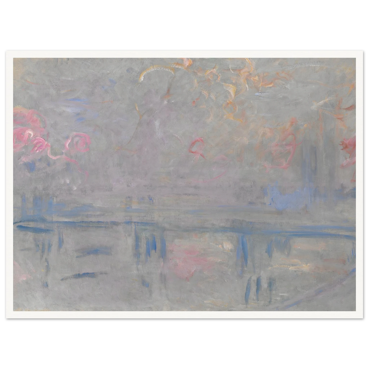 Charing Cross Bridge (1900) Art Print | Claude Monet-Quipham Collections