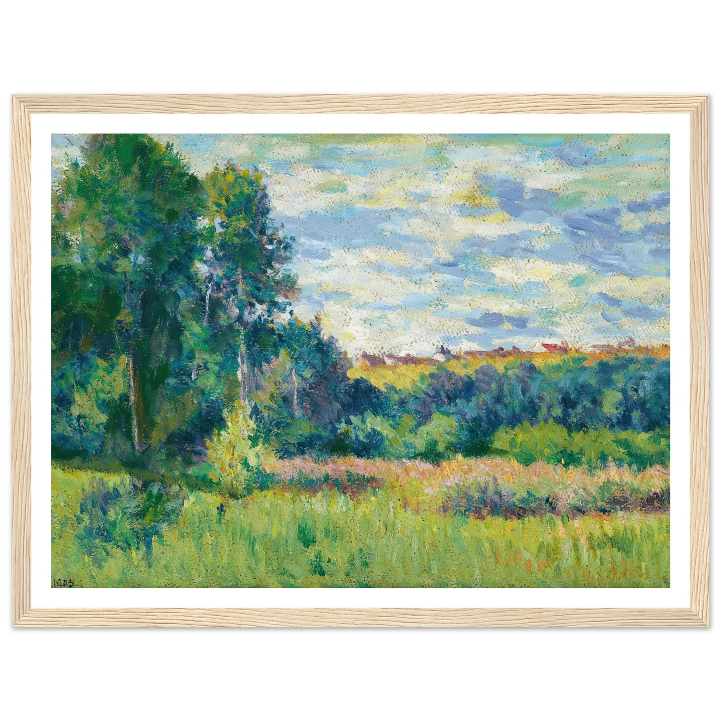 Paysage (1903) Art Print | Maximilien Luce-Quipham Collections