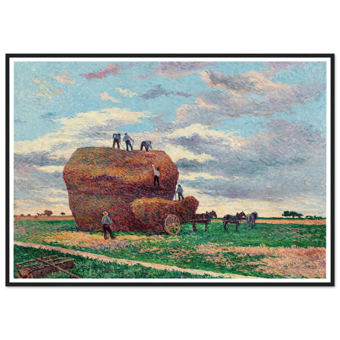 La meule de foin (1897) Art Print | Maximilien Luce-Quipham Collections