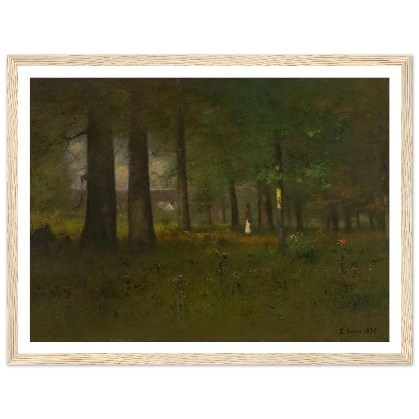 The Edge of the Forest (1891) Art Print | George Inness-Quipham Collections