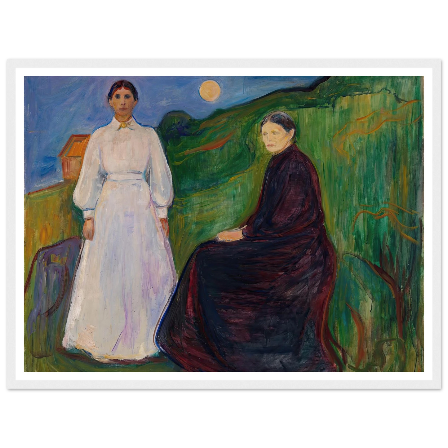 Mother and Daughter (1897 - 1899) Art Print | Edvard Munch-Quipham Collections