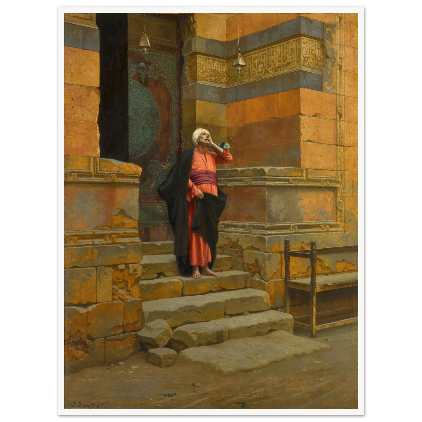 Before the Mosque Art Print | Ludwig Deutsch-Quipham Collections