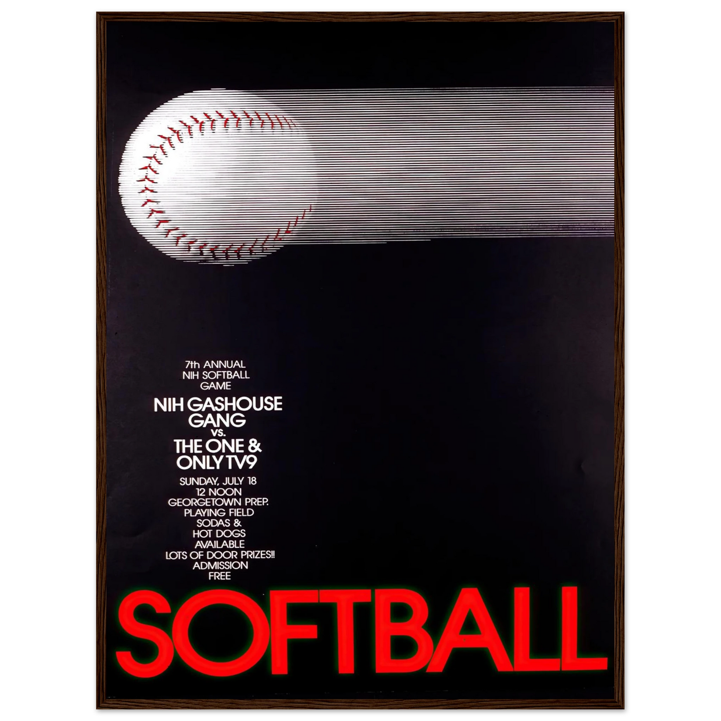 Softball (1982) Art Print | National Institutes of Health-Quipham Collections