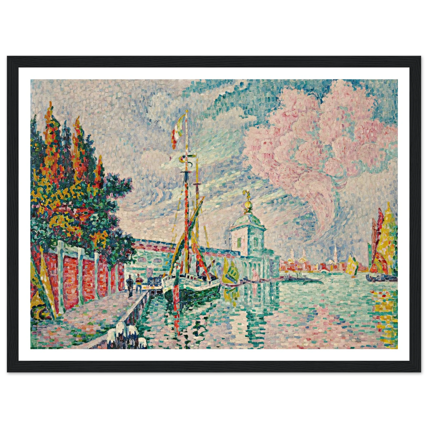 La Dogana, Venise (1923) Art Print | Paul Signac-Quipham Collections