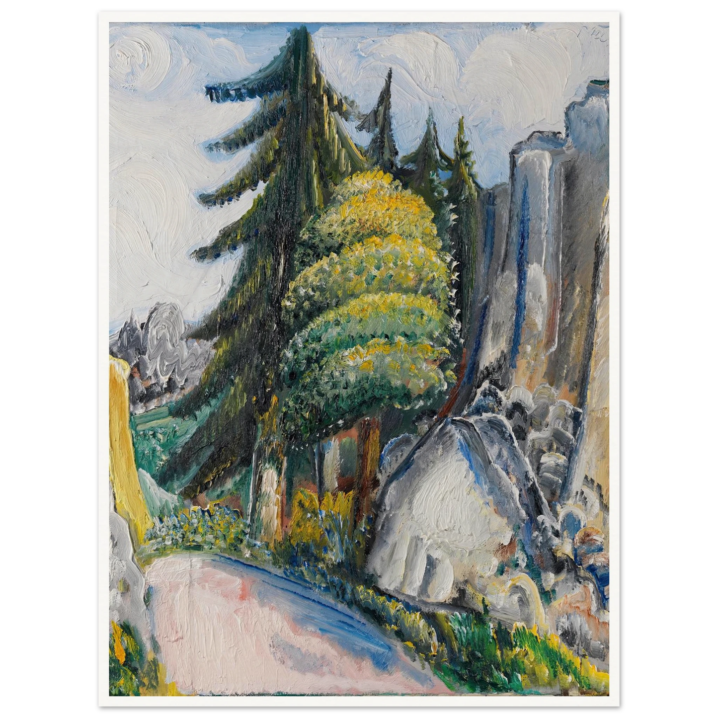 Alblandschaft (1932) Art Print | Paul Kleinschmidt-Quipham Collections