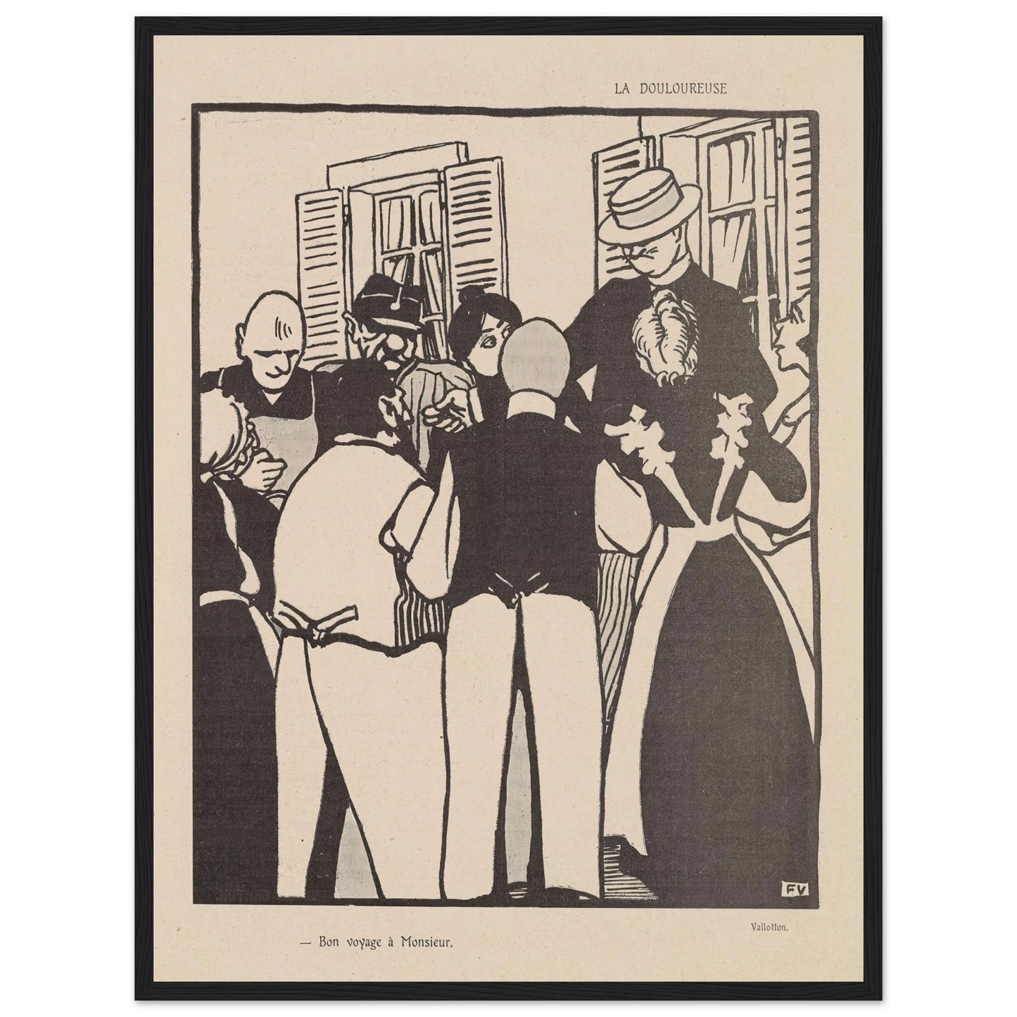 22 août 1903. Art Print | Felix Vallotton-Quipham Collections