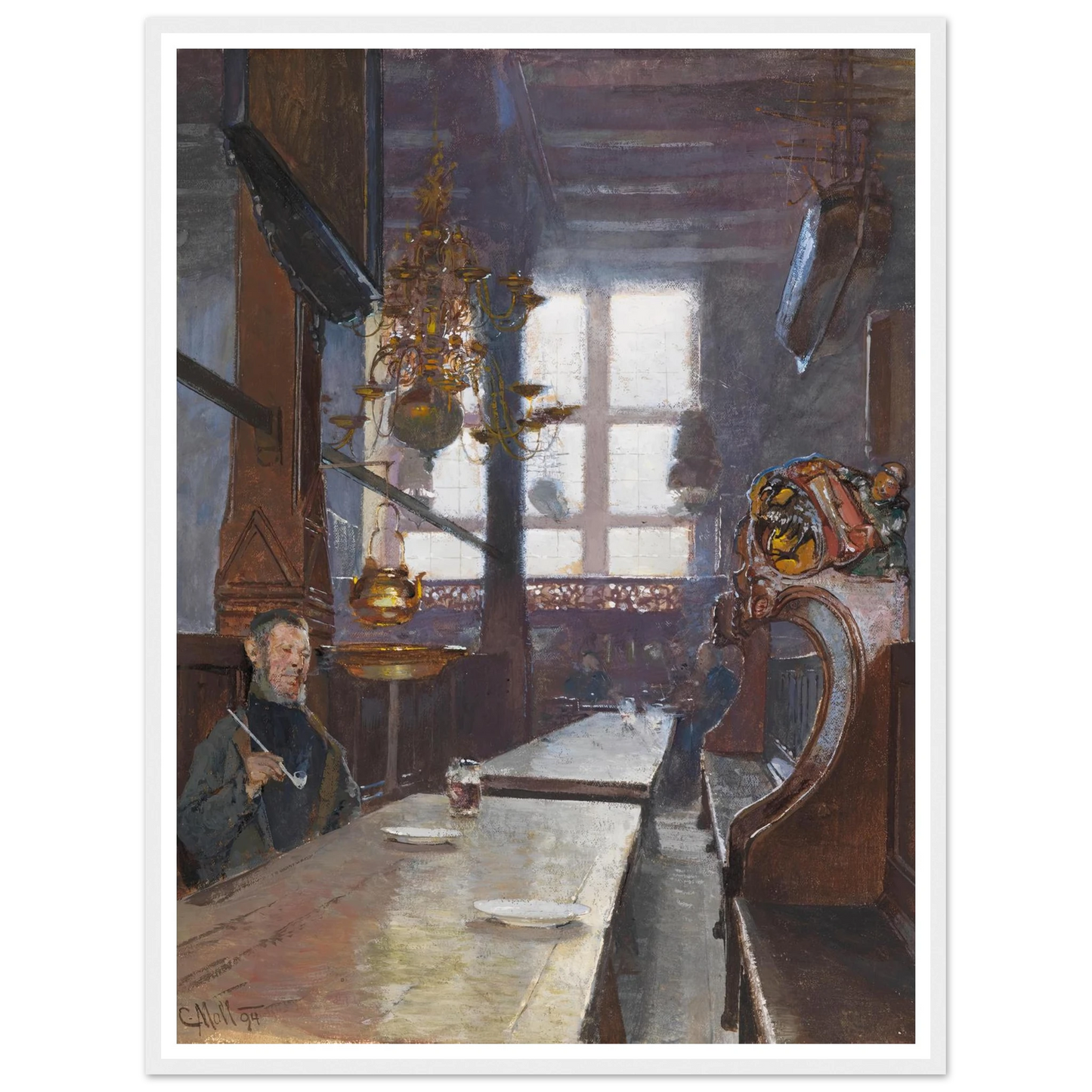 Schifferhaus in Lübeck (1894) Art Print | Carl Moll-Quipham Collections