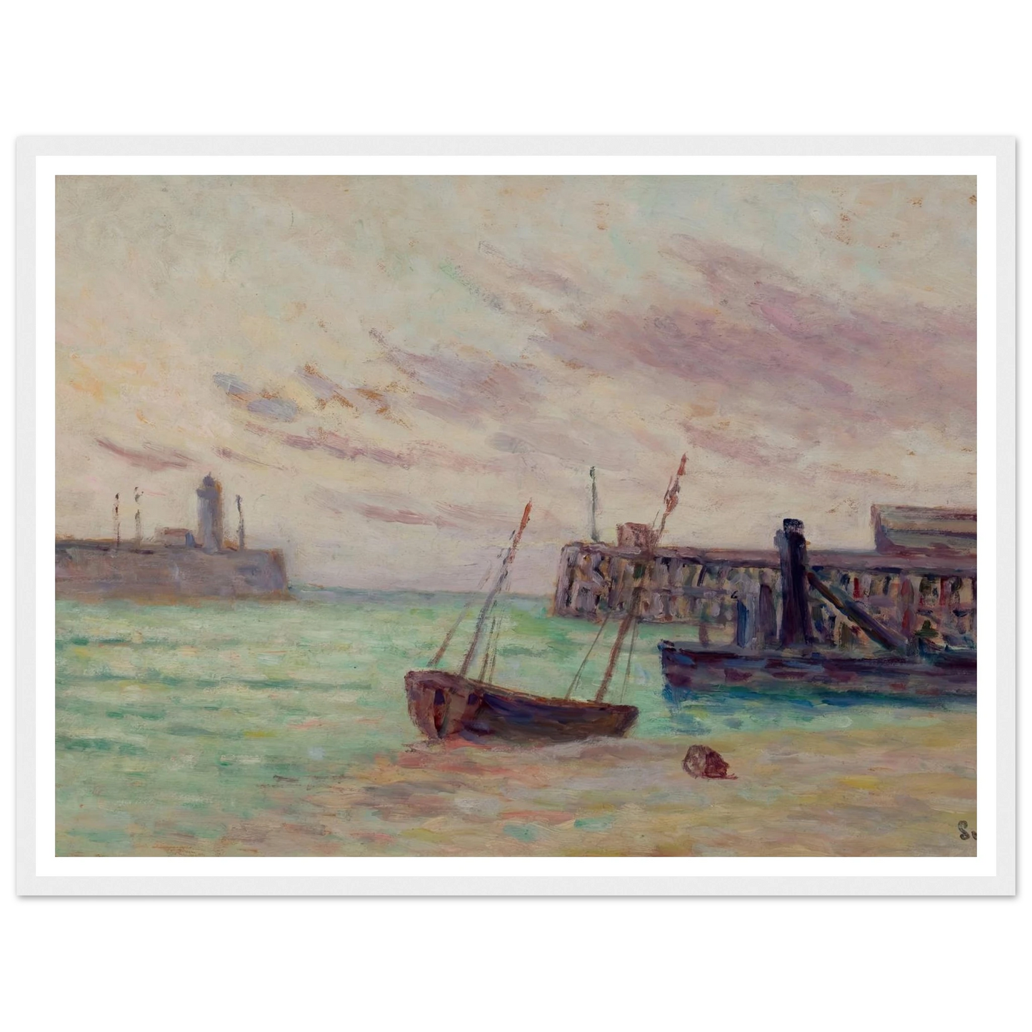 Le Entrée du Port Art Print | Maximilien Luce-Quipham Collections