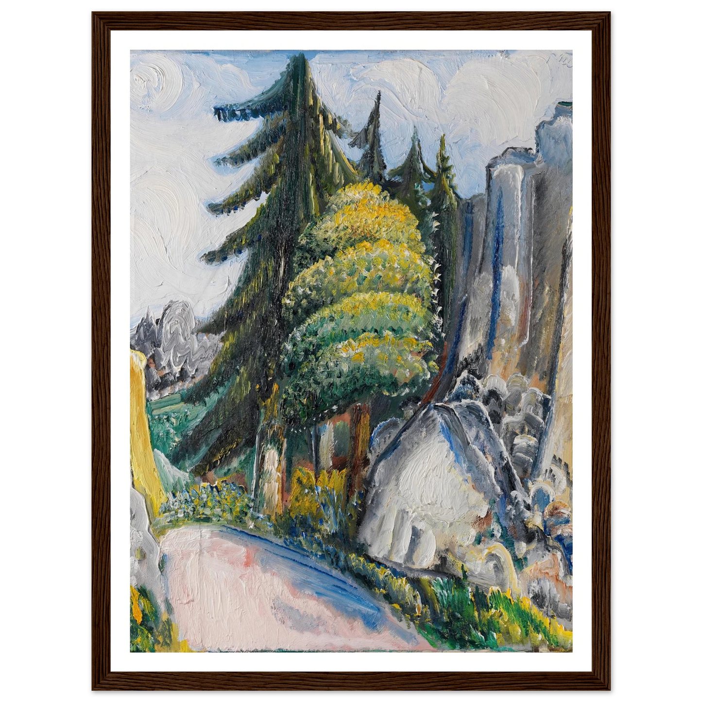 Alblandschaft (1932) Art Print | Paul Kleinschmidt-Quipham Collections