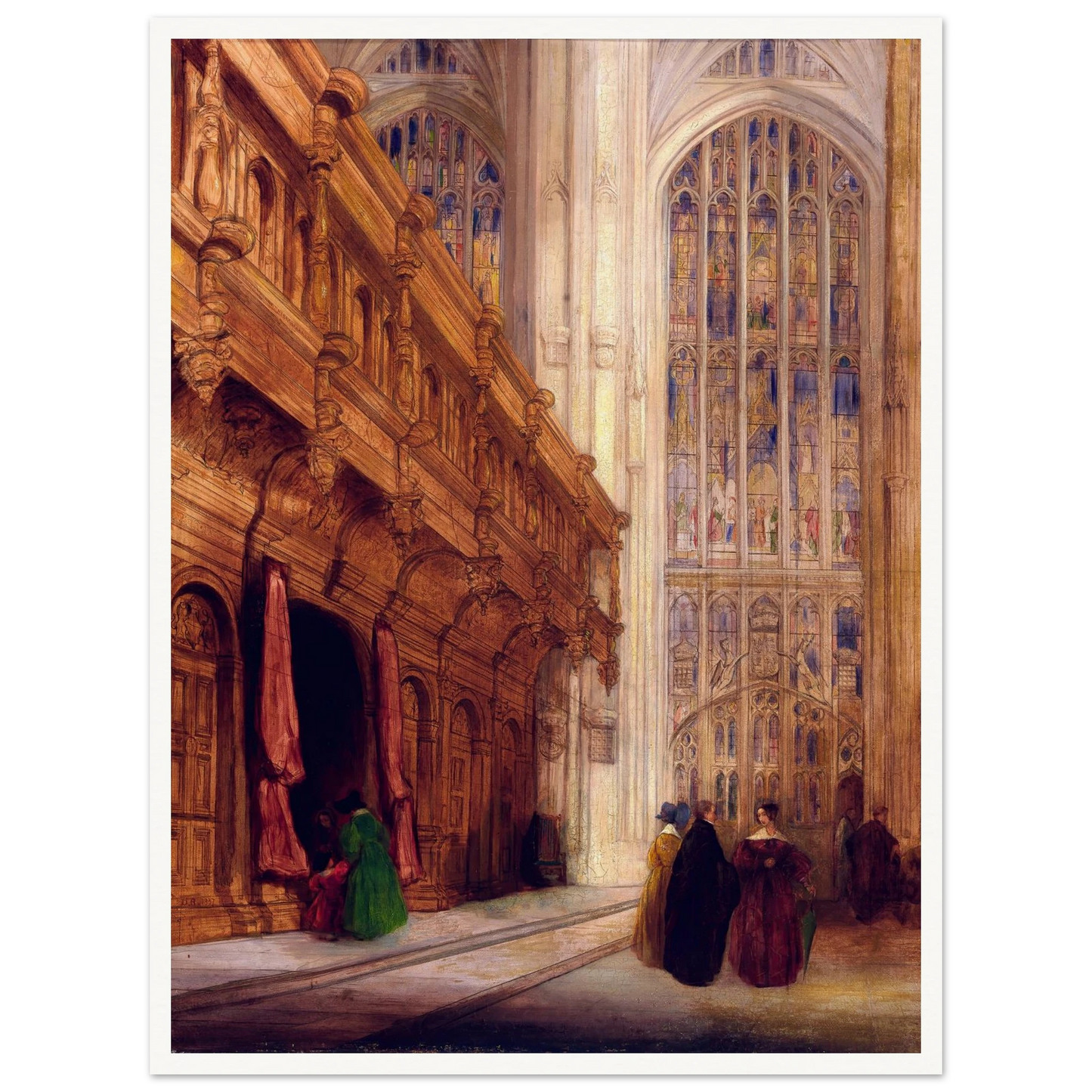 King’s College Chapel–Cambridge Art Print | David Roberts-Quipham Collections