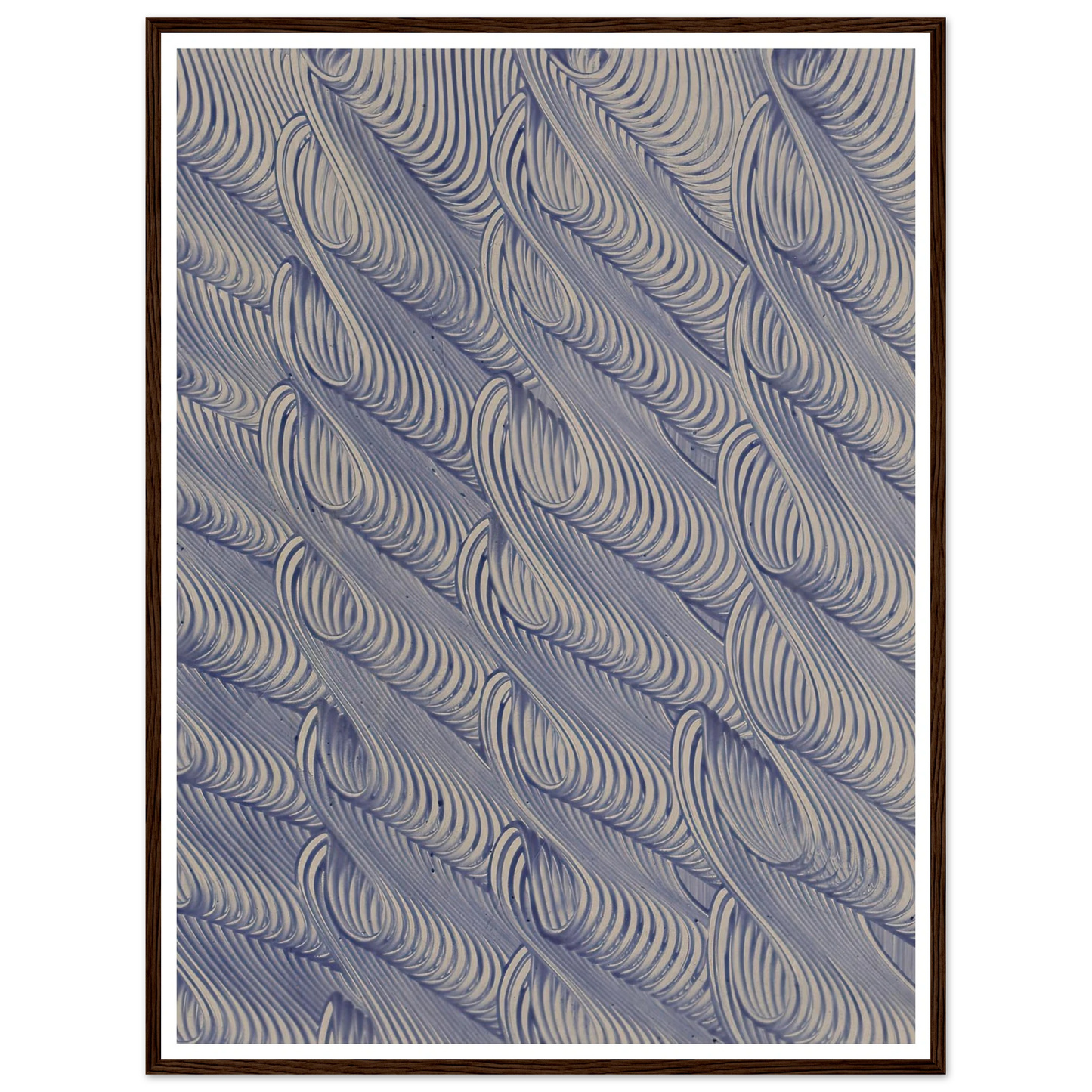 Kleisterpapier mit Verdrängungsdekor (Linienbündel) (1890) Art Print | Anker Kyster-Quipham Collections