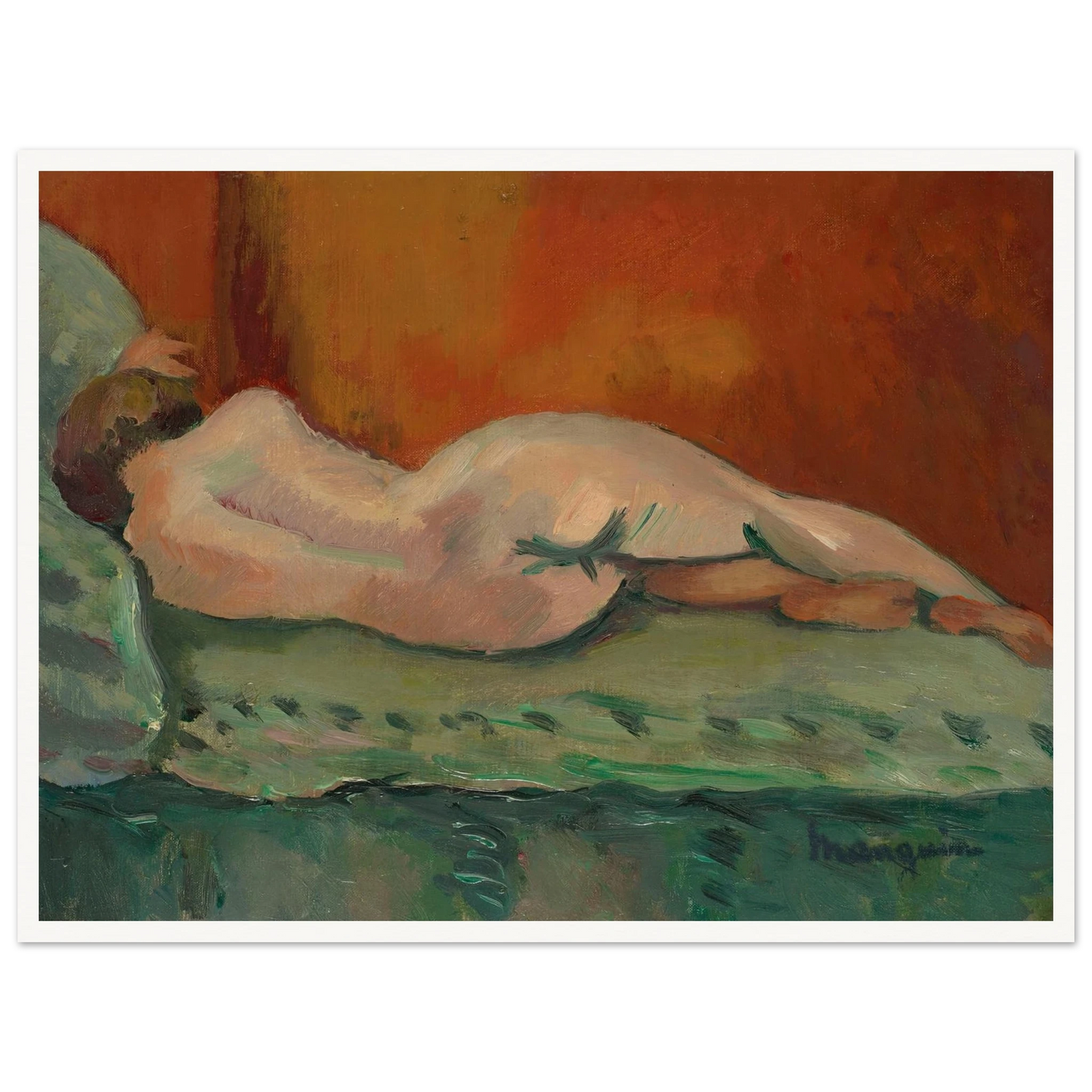 Nu couché de dos (1903) Art Print | Henri Manguin-Quipham Collections