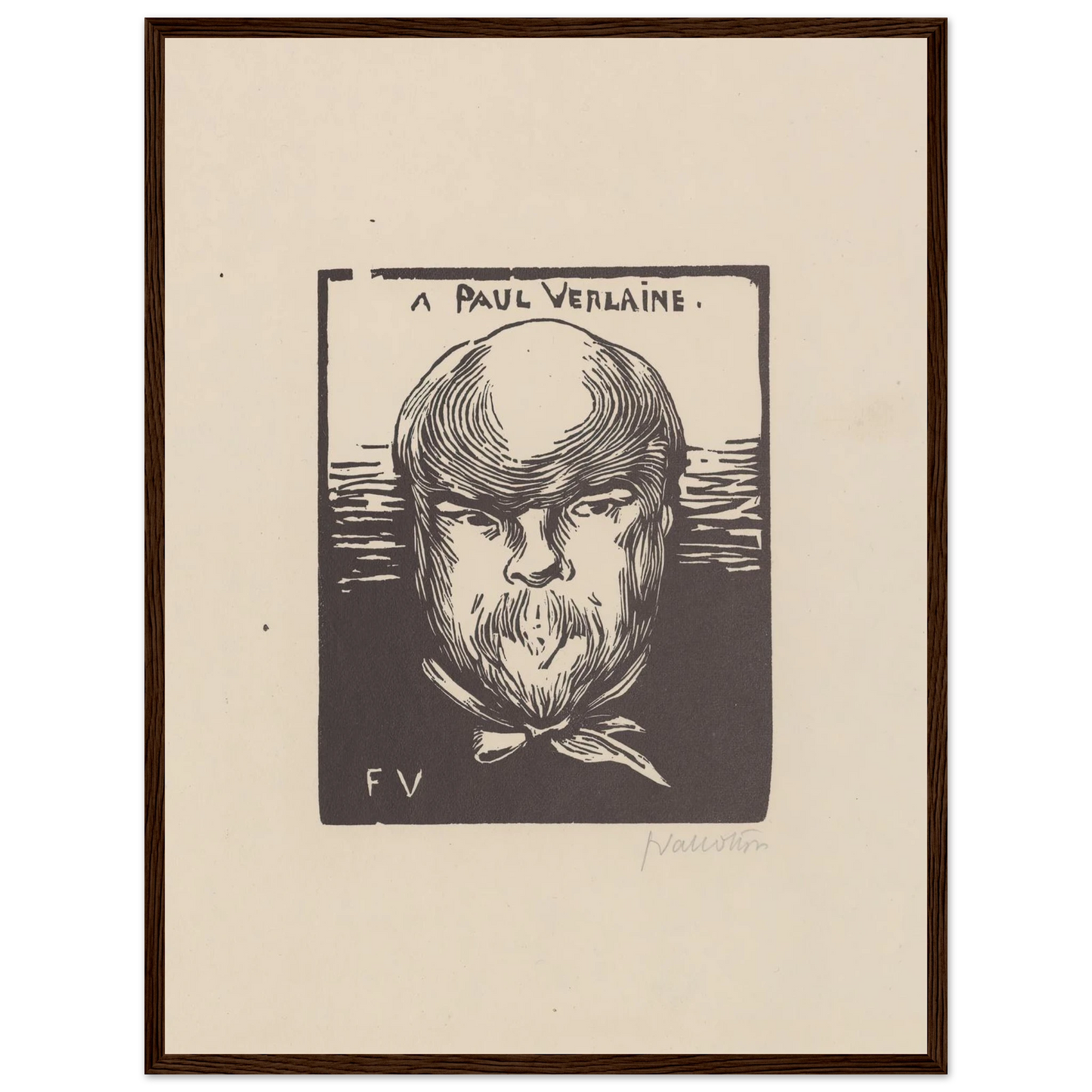 A Paul Verlaine (1891) Art Print | Felix Vallotton-Quipham Collections