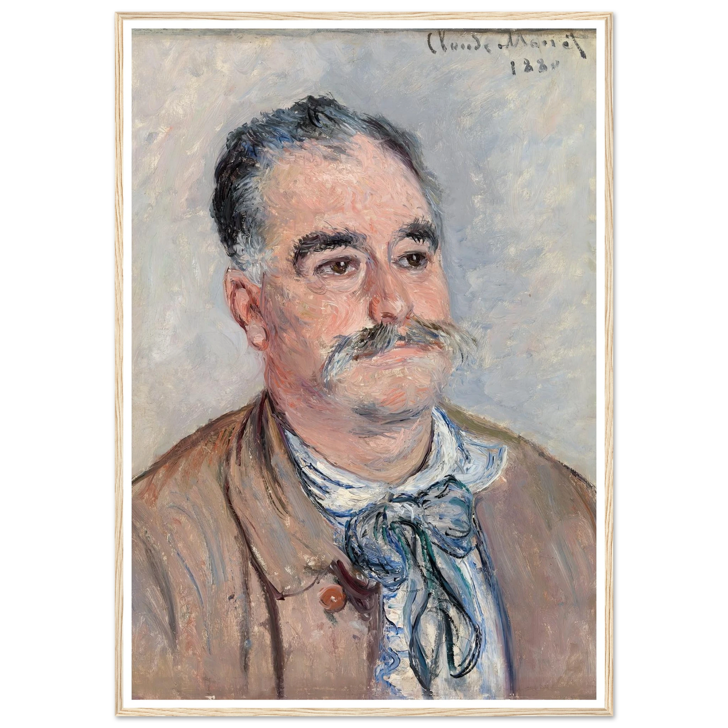 Monsieur Coqueret (Father) (1880) Art Print | Claude Monet-Quipham Collections